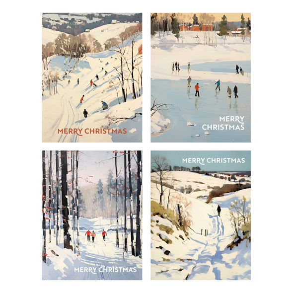 Snow Day Christmas Cards Box Set