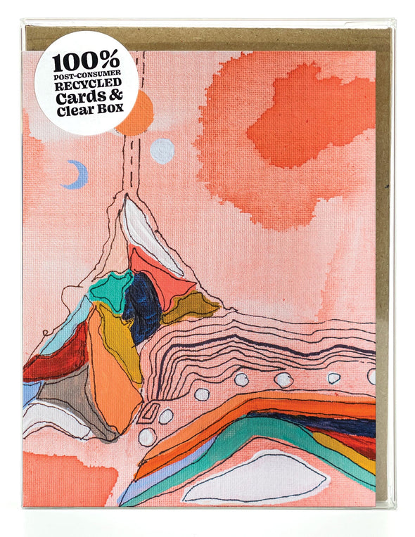 Mountains: Color & Line Notecards Box Set