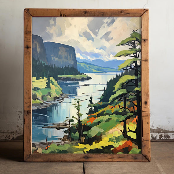 Columbia River Gorge Art Print