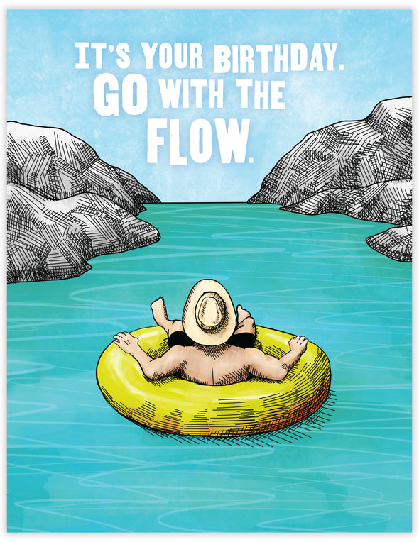 Go With The Flow Birthday
