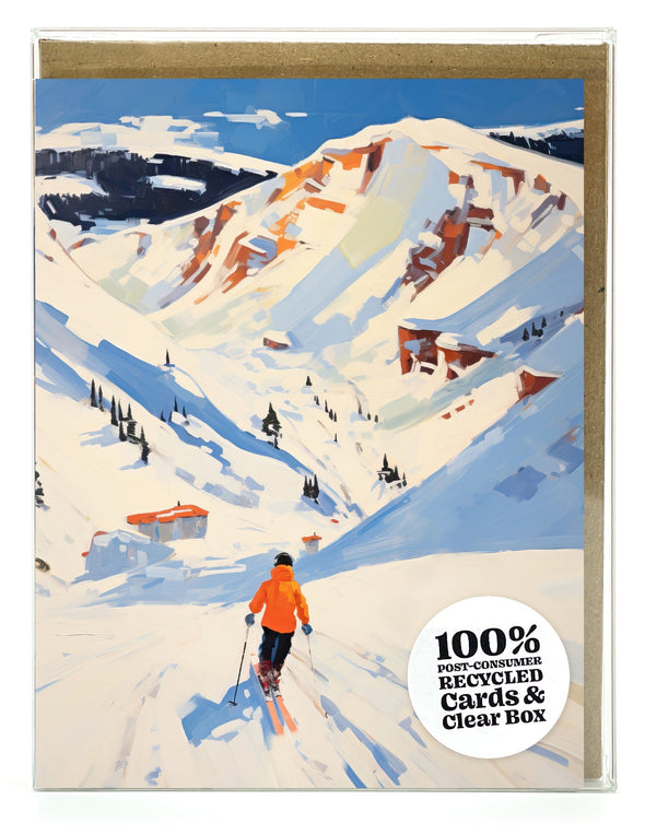 Alpine Skiing Notecards Box Set