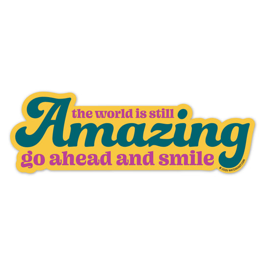 Amazing - Weatherproof Sticker for Optimists
