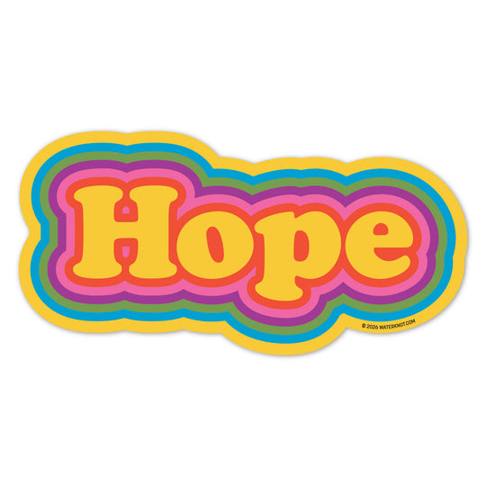 Hope - Weatherproof Sticker for Optimists
