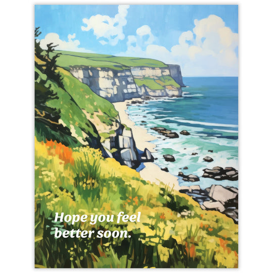 Feel Better Coastal Get Well Card