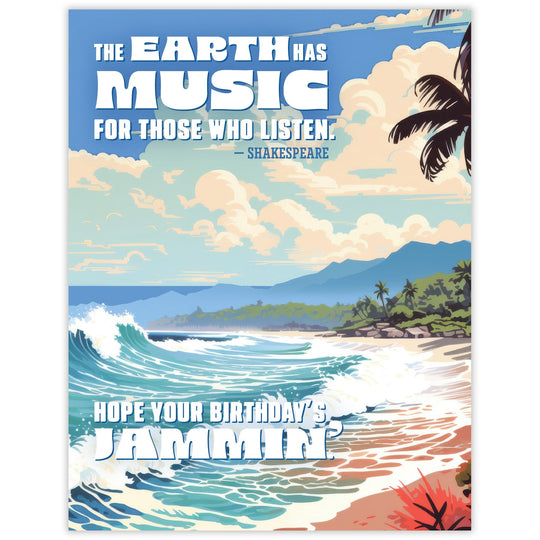 Jammin' Birthday Card