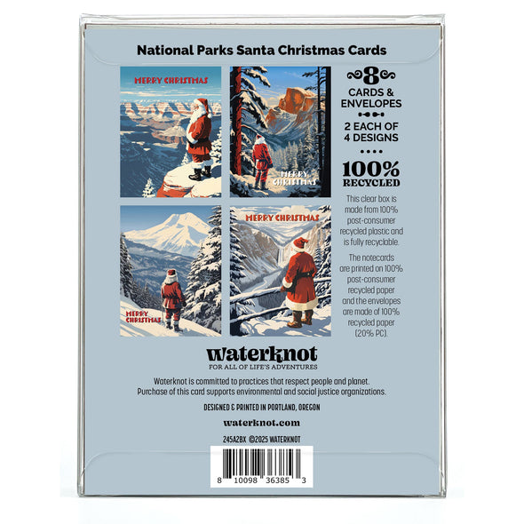 National Parks Santa Christmas Cards Box Set