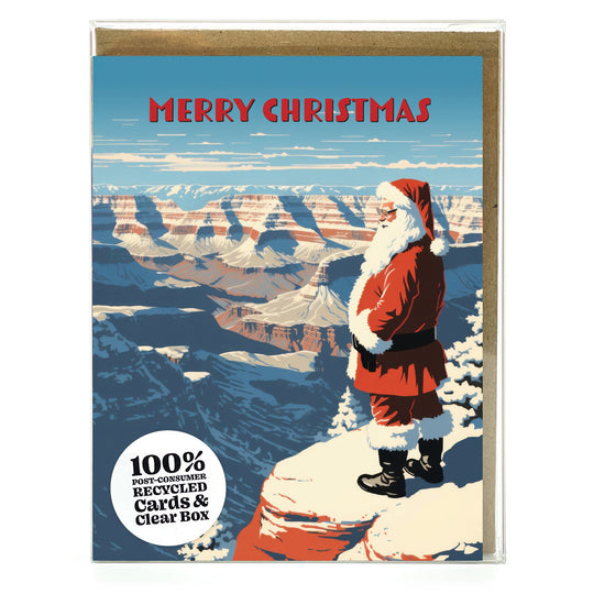 National Parks Santa Christmas Cards Box Set
