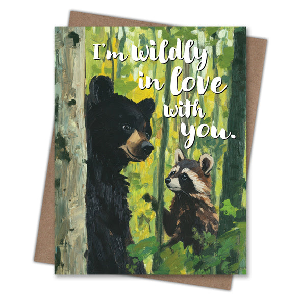 Wildly in Love - Recycled Love Card for Nature Lovers