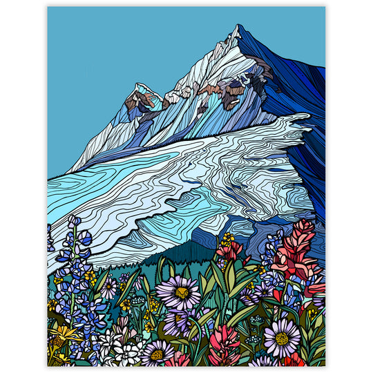 Garibaldi Wildflower Blank Notecard