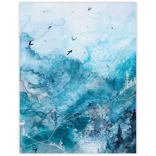 Forest Echos Blank Notecard