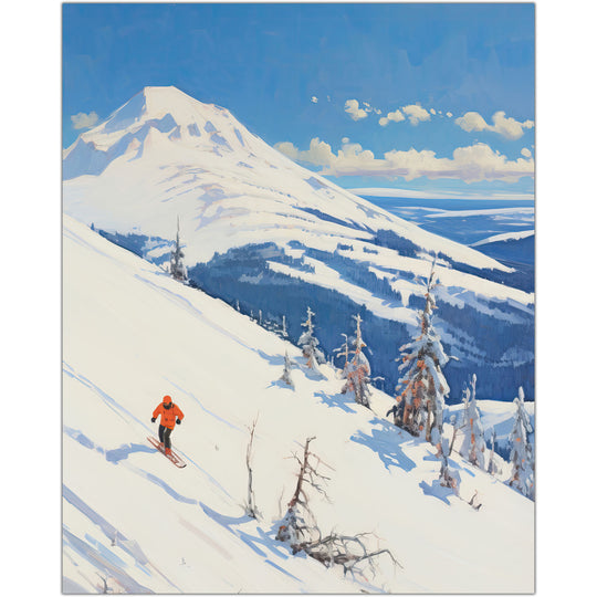 Southside Snowboard Art Print