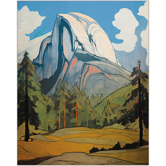 Half Dome Yosemite Art Print