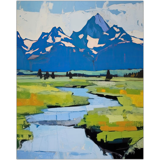 Tetons Art Print