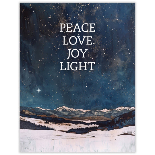 Mountain Peace Holiday Cards