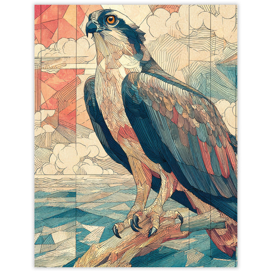Osprey - Recycled Blank Notecard for Bird Lovers