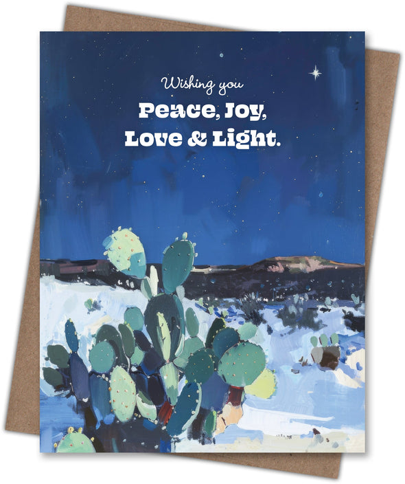 Prickly Pear Starlight Holiday Card