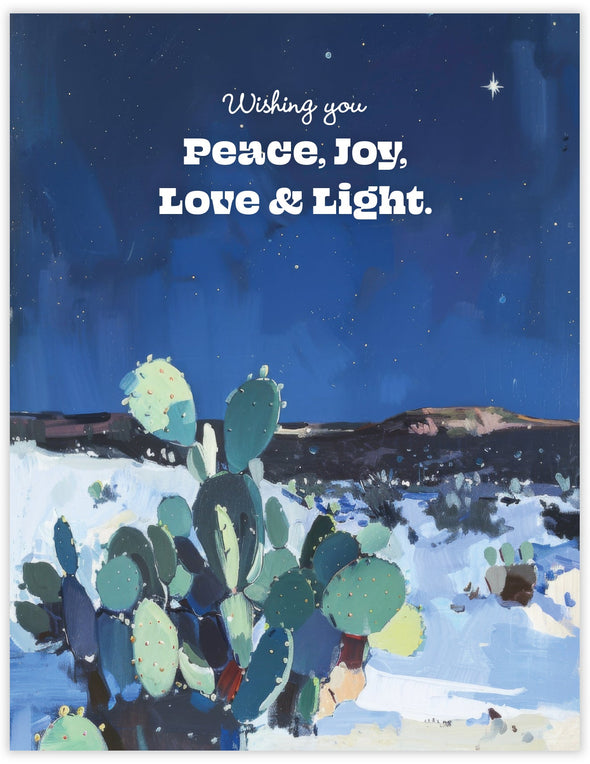 Prickly Pear Starlight Holiday Card