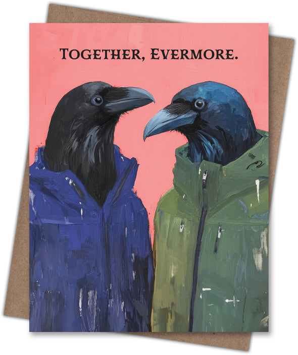 Raven Love Card