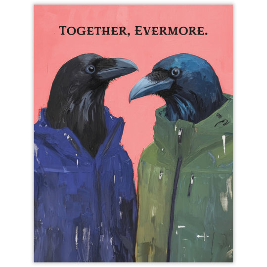 Raven Love Card