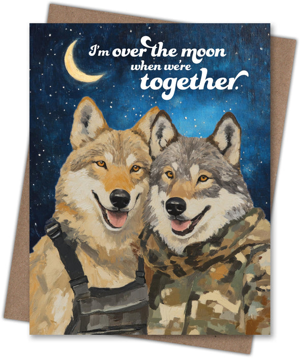 Wolf Love Card