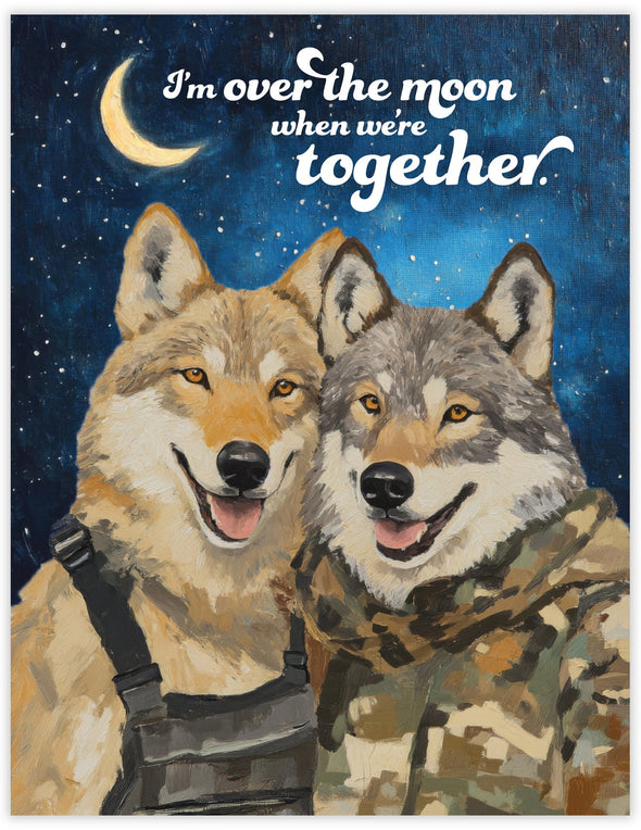 Wolf Love Card