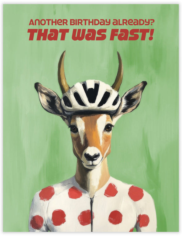 Antelope Bike Birthday Card