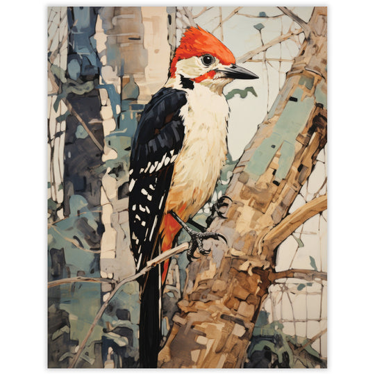 Woodpecker Blank Notecard