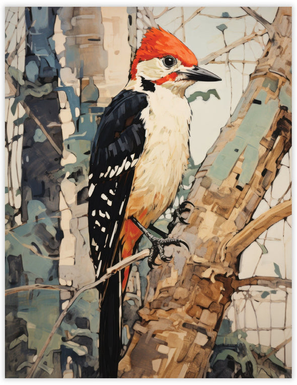 Woodpecker Blank Notecard