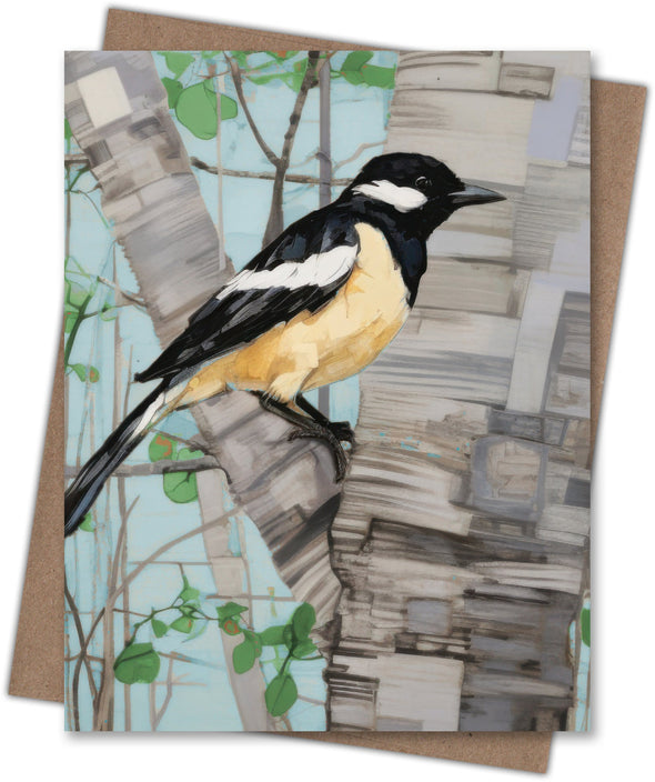 Magpie Blank Notecard