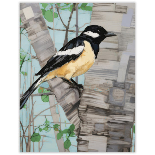 Magpie Blank Notecard