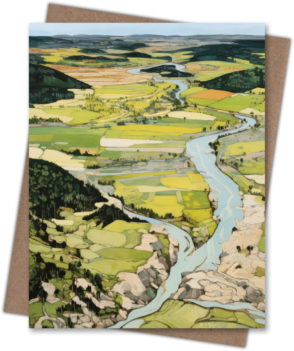 Blue River Blank Notecard