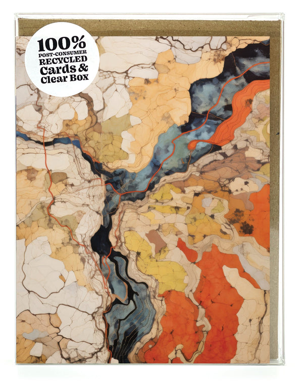 Abstract Geology Box Set Notecards