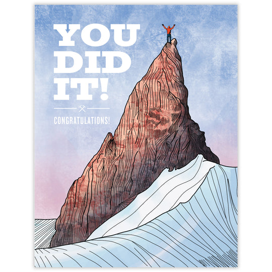 You Did It! Congratulations!