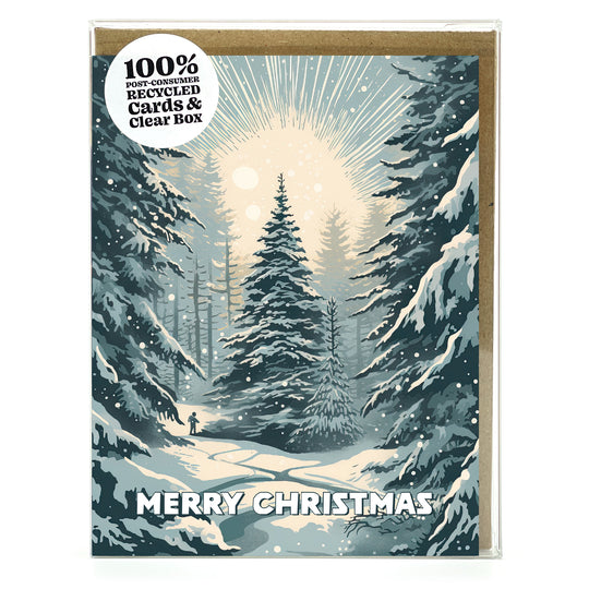 Forest Light Christmas Cards Box Set