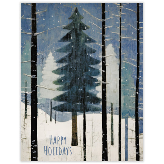 Magic Conifer Holiday Card