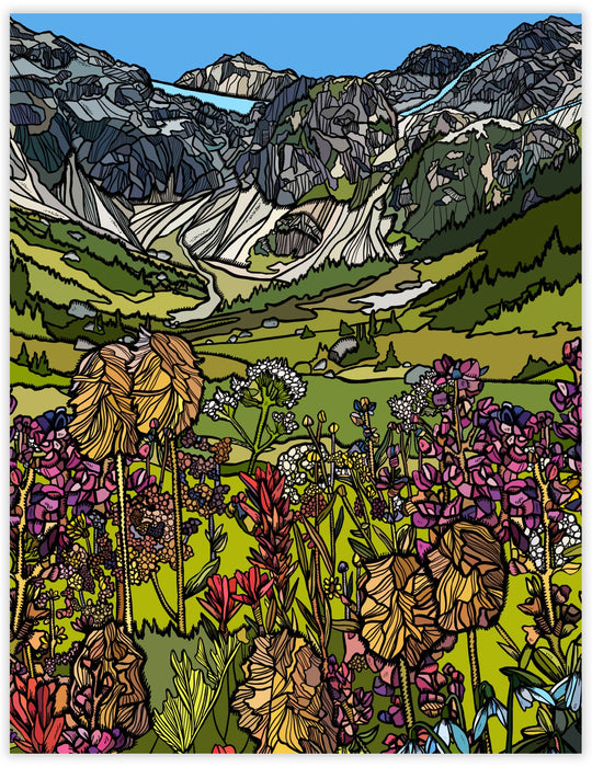 Brandywine Wildflower Blank Notecard