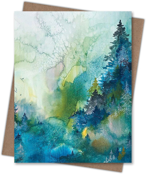 Ethereal Forest Blank Notecard