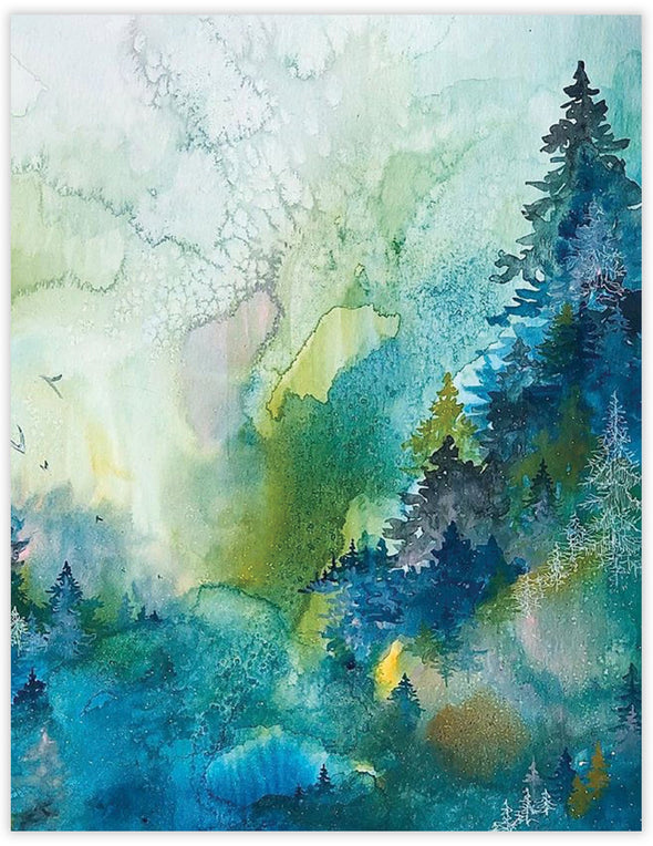 Ethereal Forest Blank Notecard