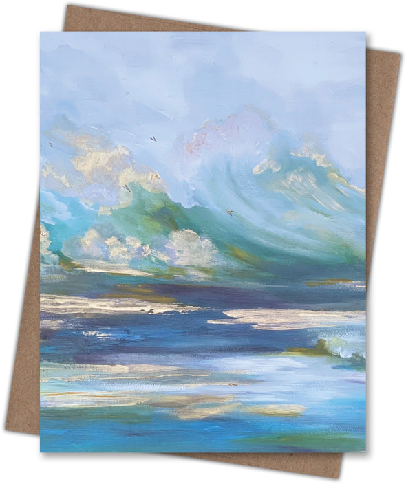 Rising Skyscape Blank Notecard