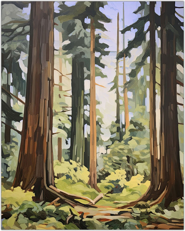 Old Growth Forest Art Print
