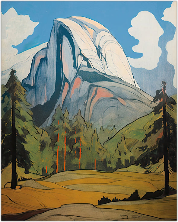 Half Dome Yosemite Art Print