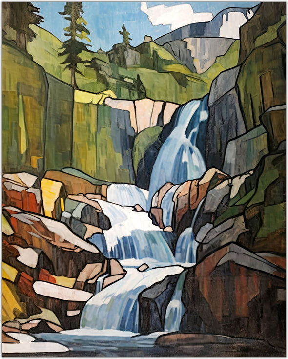 Alberta Falls Art Print