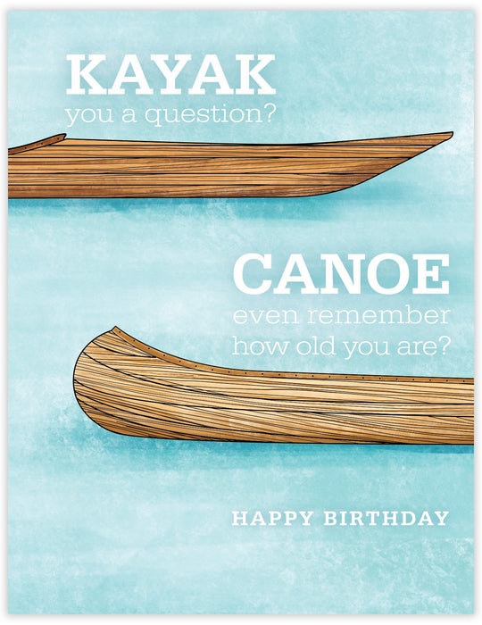 Kayak Canoe Birthday