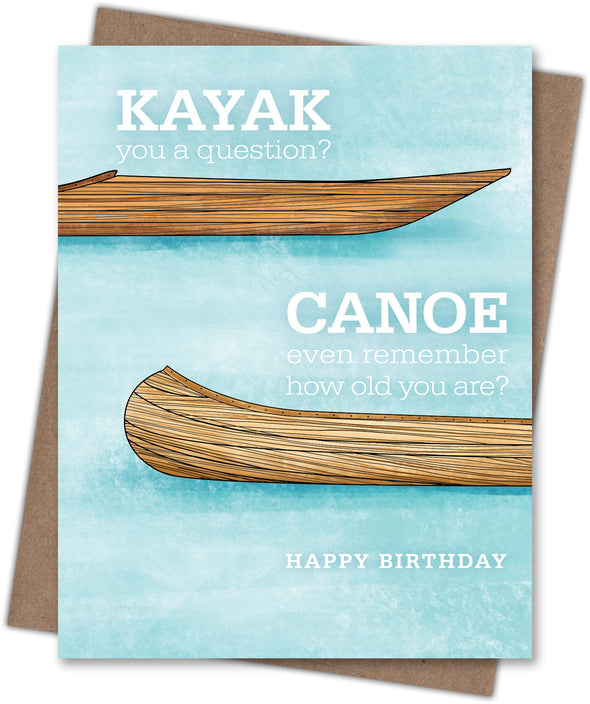 Kayak Canoe Birthday