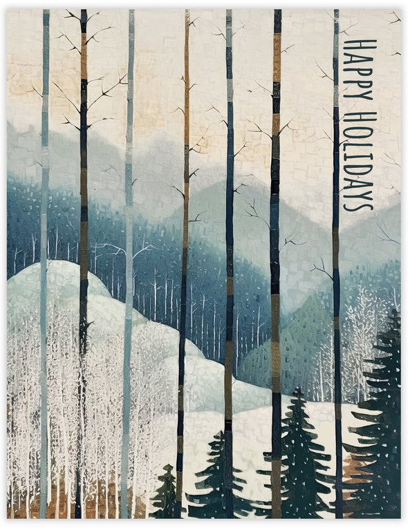 Magic Mountains Christmas Card