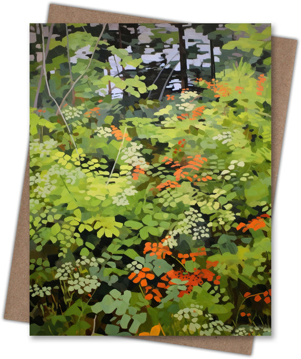 Into the Forest Understory Notecard