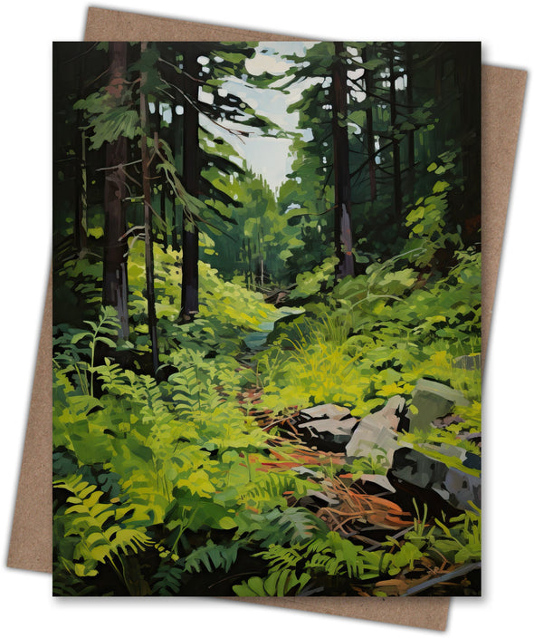 Into the Forest Trail Notecard
